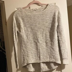 Madewell Cream Ribbed Sweater